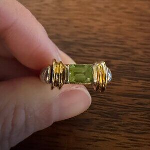 Vintage Peridot Ring - Size 5.5
